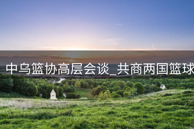 中乌篮协高层会谈 共商两国篮球合作发展